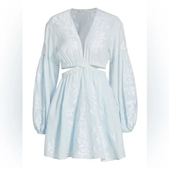 A.L.C. Irene Embroidered Mini Dress NWOT - Picture 2 of 6